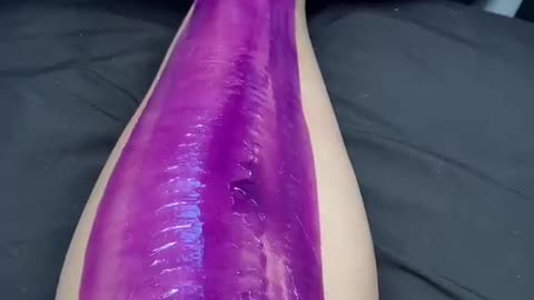 Join Cherokee Lynn in a Leg-Waxing Journey with Sexy Smooth Purple Seduction Synthetic Hard Wax