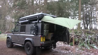Land Rover Defender Camper - Cold Weather Camping