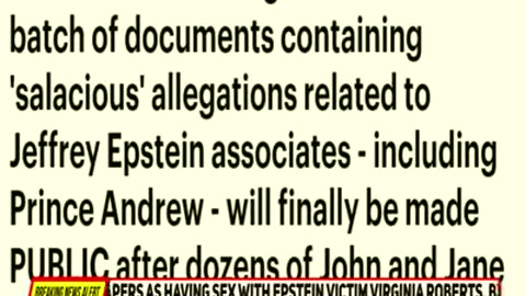BOMBSHELL Epstein Client List FINALLY UNSEALED BREAKING News Judge Orders Release
