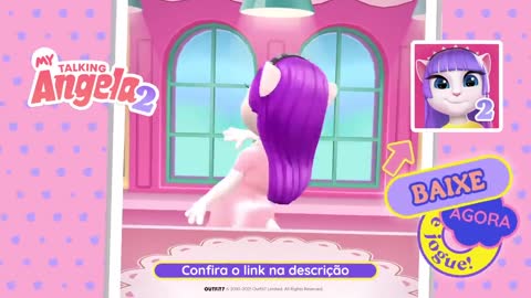 💖🍰 Cozinhem comigo! Sobremesas deliciosas no Minha Talking Angela 2 (NOVO Trailer)