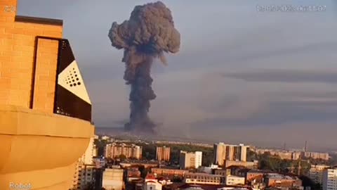 This is the video of the bombing of a ammo dump that's got everyone in an uproar...
