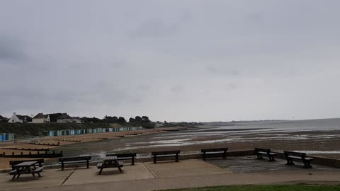 Low tide on the coast