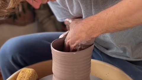 What am i making today 🗿 #pottery #asmr #satisfying.mp4