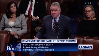 Rep. Chris Smith (R-NJ) speaks in support of the Fairness for 9/11 Families Act on the House Floor
