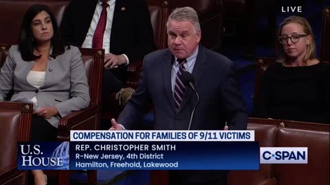 Rep. Chris Smith (R-NJ) speaks in support of the Fairness for 9/11 Families Act on the House Floor