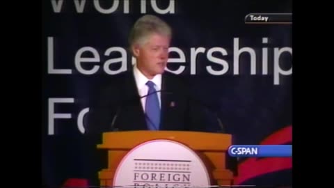 Former President Bill Clinton Speech