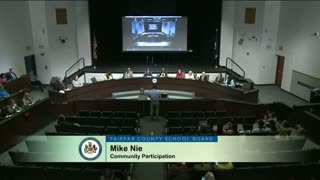 "I Came Here from China.. and You Let Me Down" Public Comment - Mike Nie - FCPS Meeting (04-27-2023)