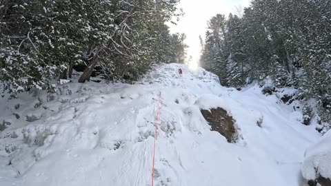 Ice Climbing @ Beaver Brook Falls 3/1/2023