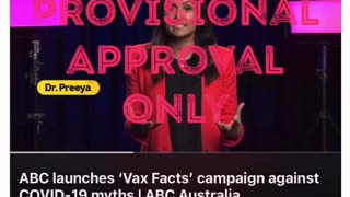 Government funded ABC news is the source of vaccine misinformation