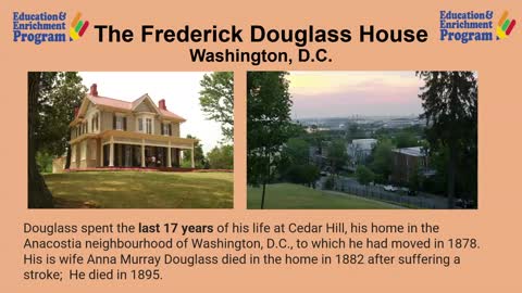 How The Frederick Douglass House clarified our ENRICHMENT purpose?