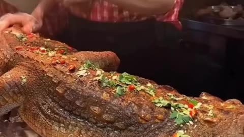 Alligator BBQ fry
