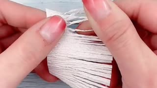 How to Make Flowers with Drinking Straws Real Handmade Crafting DIY