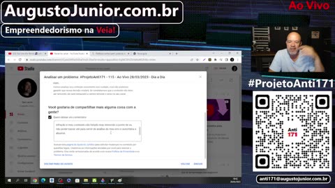 #ProjetoAnti171 - 116 - 29/03/23 um dia depois do nada