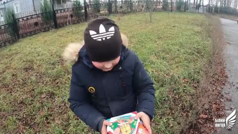 Ukrainian 'White Angels' Deliver Humanitarian Goods And Toys To Children In Bakhmut