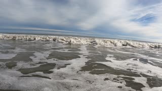 Waves At A Low Angle