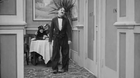Charli Chaplin is restaurant waiter funny 😂😂 video