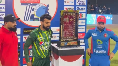Trophy Unveiled 🏆 Afghanistan vs Pakistan T20I Series