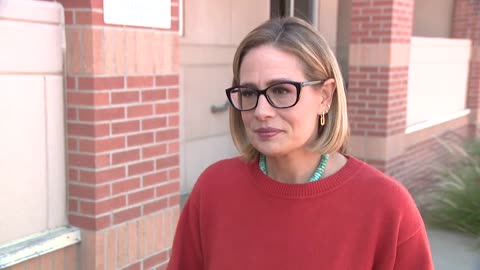 Kyrsten Sinema speaks after leaving Democratic Party, registering as independent