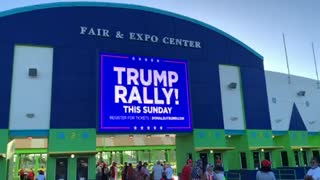 Trump rally pre game Miami,FL