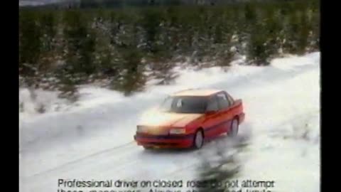 Volvo 850 TV commercial from Christmas 1994