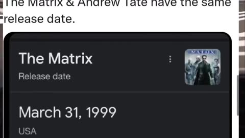 The matrix coincidence 😱