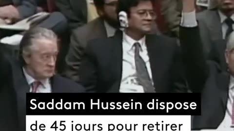 🔴 Jean-Pierre Chevènement a bien montré les mensonges la manipulation de la guerre en Irak