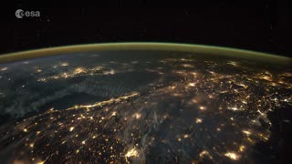 Stunning timelapse shows lightning strikes from space