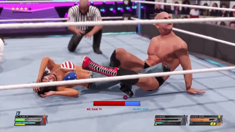 WWE 2k22_ Mandy Rose vs Ric Flair_ intergender wrestling(720P_60FPS)