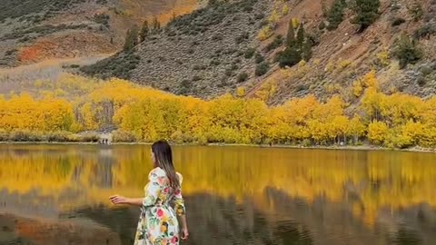 Most beautiful lake to visit during fall in California