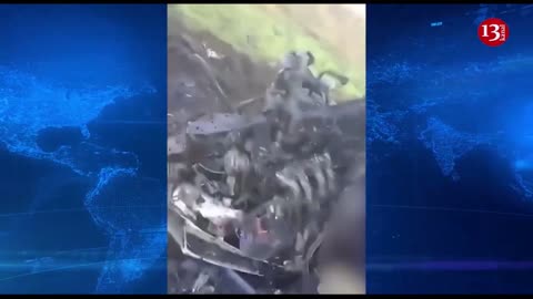 Crying “Kadyrovites" pull out their dead fellow soldiers from the equipment destroyed to pieces