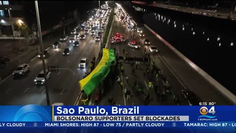 Bolsonaro Supporters Block Roads In Protest Of Brazil Presidential Election Results