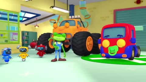 Monster Truck VS Tow Truck, Who will Win the Race?| Animal for Kids | Truck Cartoon