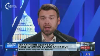 Child of House Dem Katherine M. Clark arrested for assaulting cop during Boston Antifa event.