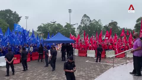 Malaysia GE15: Supporters show up in force at nomination centres