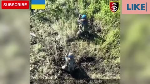 Shocking video from Ukraine: Ukrainian infantry, backed by artillery destroy Russian soldiers
