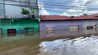 Heavy rains and floods in northeastern Brazil
