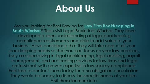 Best Service for Law Firm Bookkeeping in South Windsor