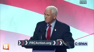 EARLIER: Mike Pence Delivering Remarks at Family Research Council Summit...