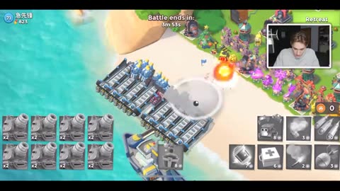 16 MAXED RAINMAKERS IN BOOM BEACH