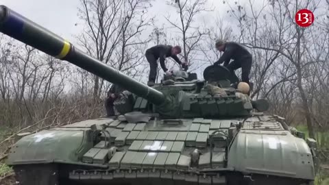 Ukraine's tank crews preparing for an attack in Zaporizhzhia region