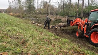 Sourcing Firewood Logs from old Canal