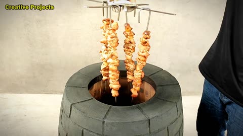 How to make a beautiful tandoor oven from red brick and clay