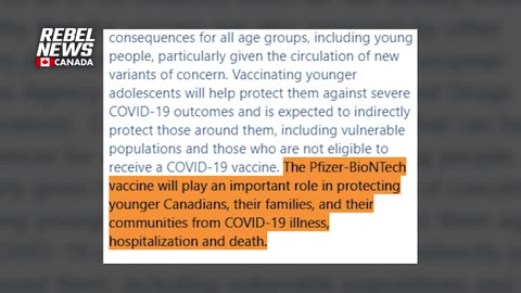 DISTURBING: Health Canada didn’t conduct risk-benefit analysis before authorizing COVID vax for kids