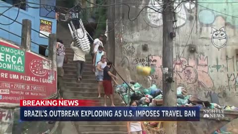 Inside Brazil Field Hospital Battling Coronavirus | NBC Nightly News