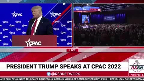 President Trump just said they will "act" before they completely destroy our country.