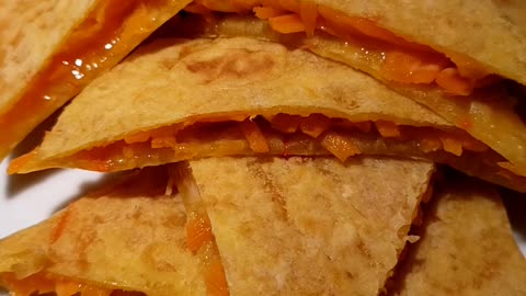 Easy and quick lunch with sweet potato tortilla