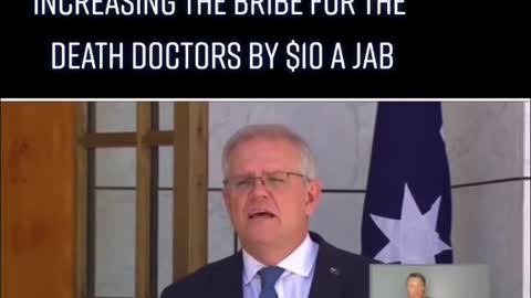 Scott Morrison admitting, he has been paying GP'S off to get Australian's jabbed