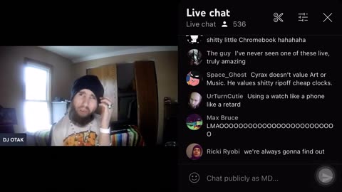 Cyraxx on MBM 12/27/22 (with live chat)