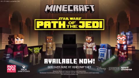 Minecraft - Official Star Wars Path of the Jedi Launch Trailer