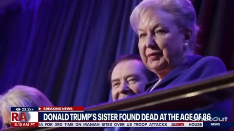 Donald Trump's sister, Maryanne Trump found dead in NY apartment